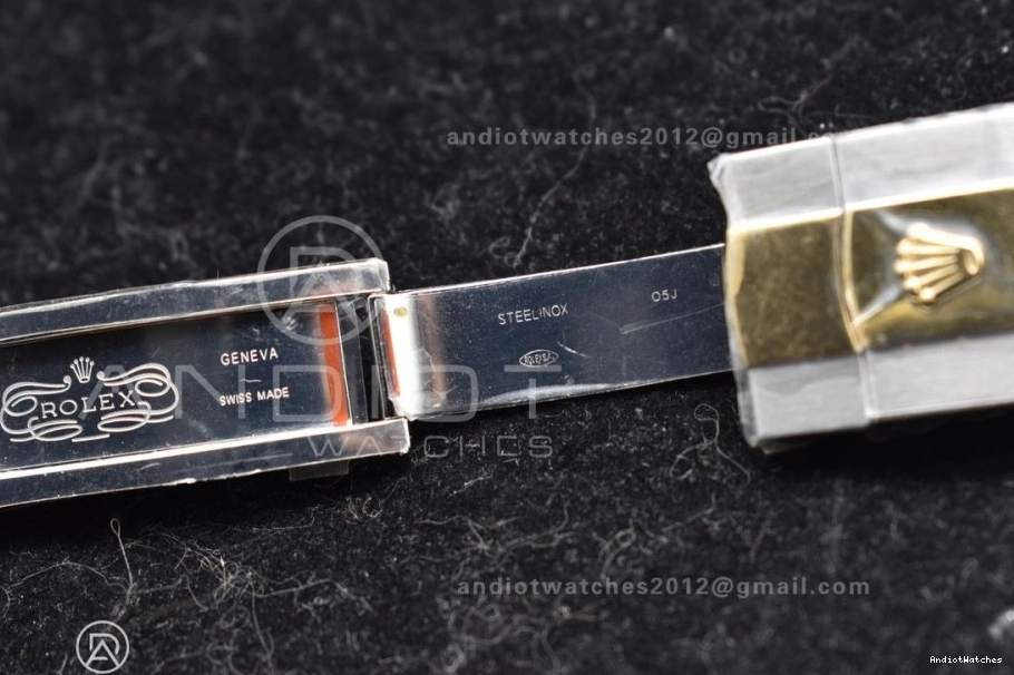 Best 1113 SS SS Skydweller Noob YG Dial YG A23J Bracelet White EasyCare Edition On 0317